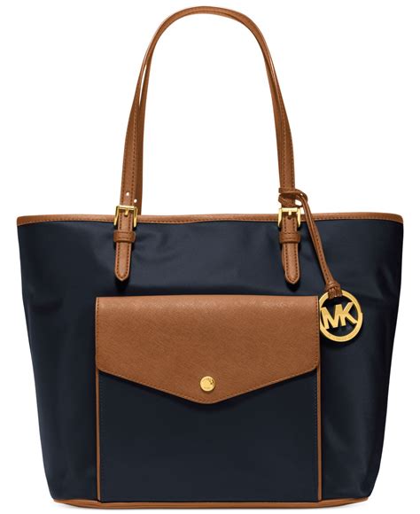 nylon michael kors|Michael Kors black nylon tote.